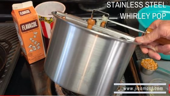 whirley pop stainless steel vs aluminum