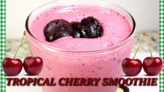 Cherry Pits in Smoothie