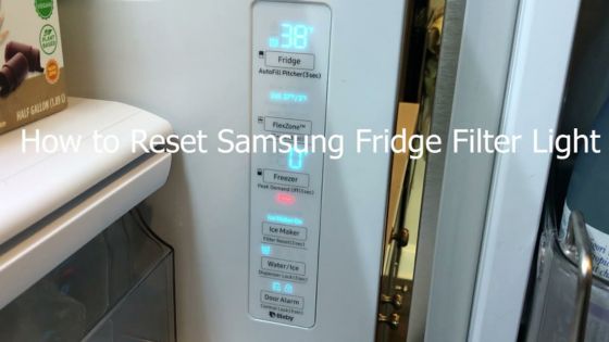 reset water filter on samsung refrigerator