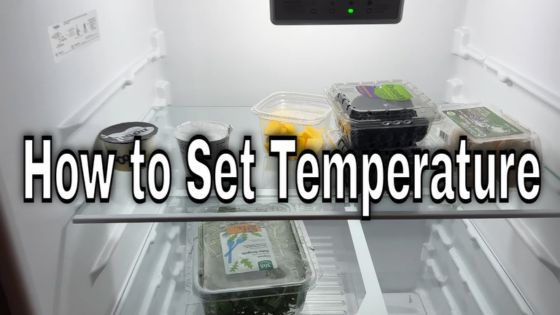 frigidaire refrigerator temperature settings 1 7